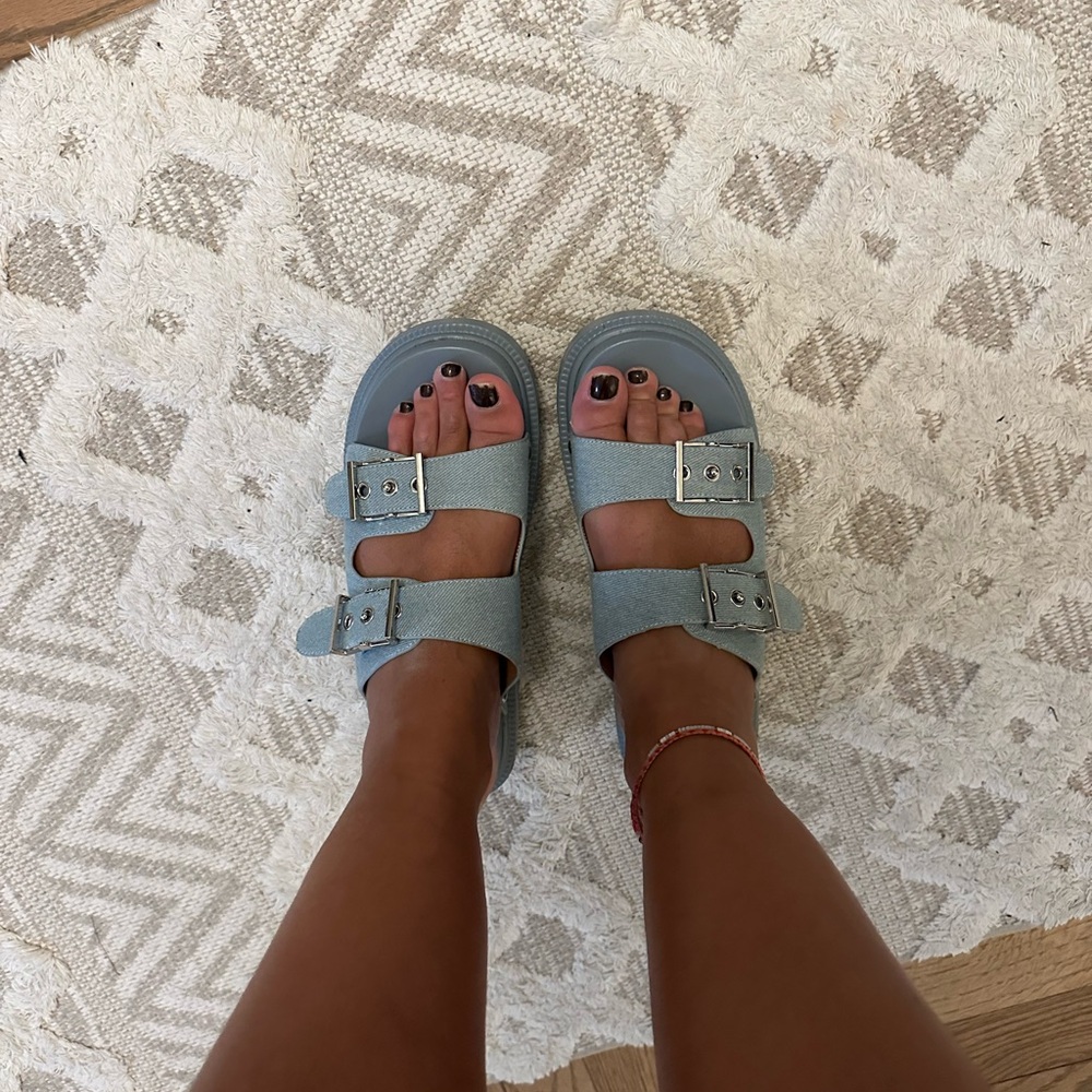Stylish Blue Sandals